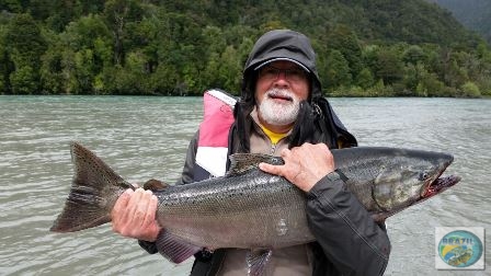 Fotos da pesca esportiva em Chaiten no Chile